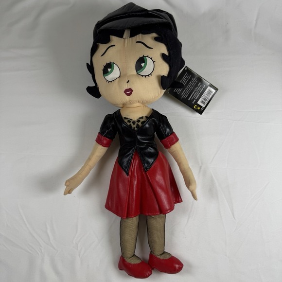 Betty Boop Plush Rare 16" Doll Red Skirt By Kellytoy Rare Betty Boop Collect - Picture 1 of 7